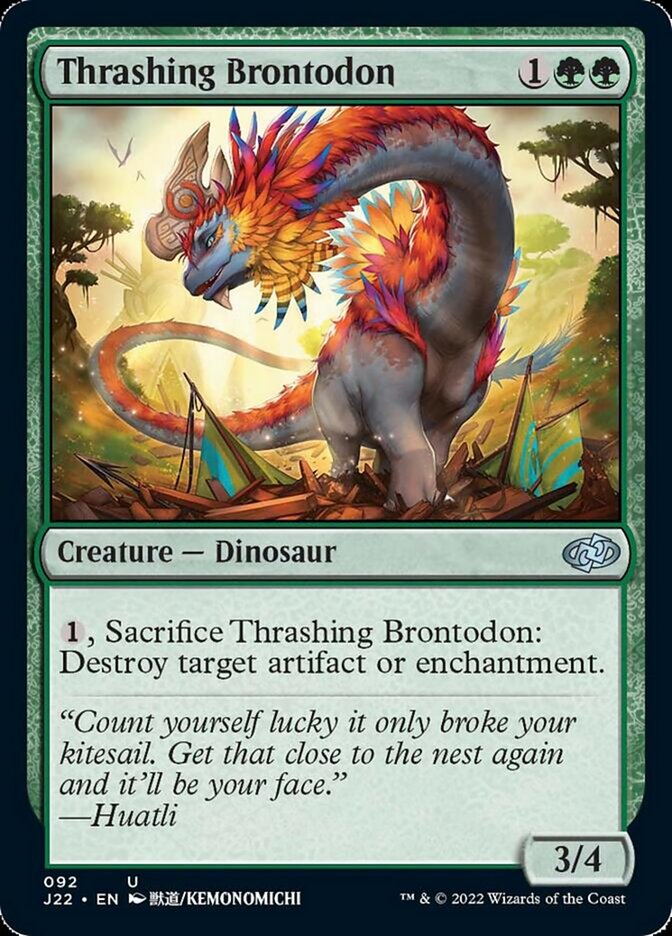Thrashing Brontodon [Jumpstart 2022] | Eastridge Sports Cards & Games