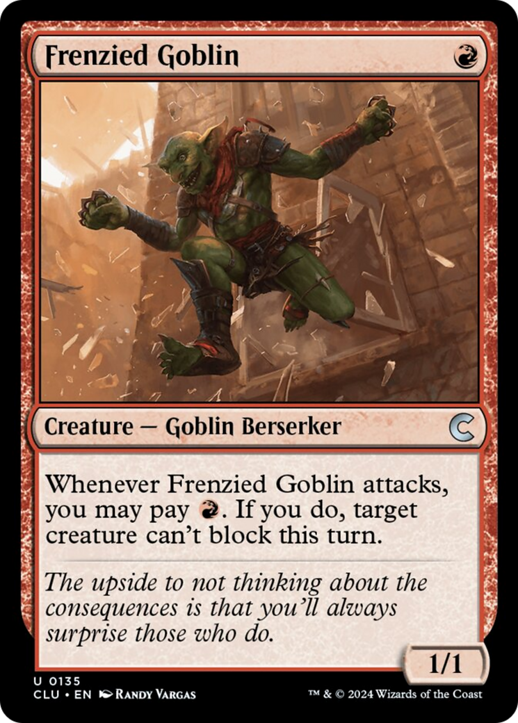 Frenzied Goblin [Ravnica: Clue Edition] | Eastridge Sports Cards & Games