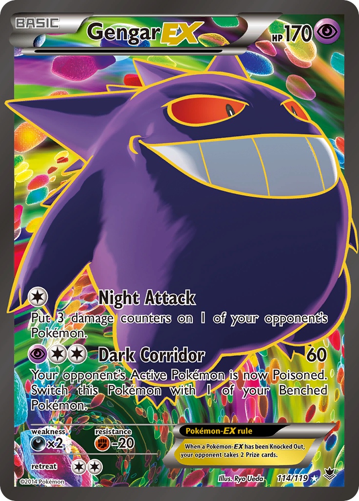 Gengar EX (114/119) [XY: Phantom Forces] | Eastridge Sports Cards & Games