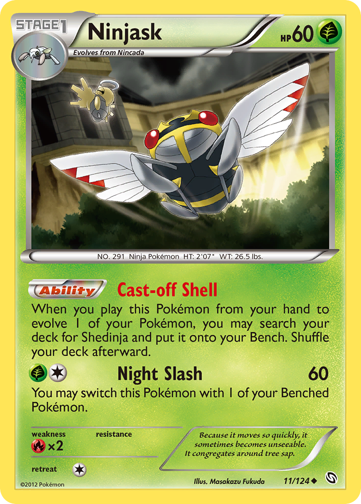 Ninjask (11/124) [Black & White: Dragons Exalted] | Eastridge Sports Cards & Games
