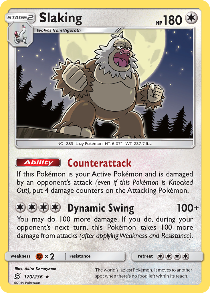 Slaking (170/236) [Sun & Moon: Unified Minds] | Eastridge Sports Cards & Games