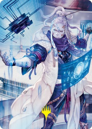 Tameshi, Reality Architect 2 Art Card (Gold-Stamped Signature) [Kamigawa: Neon Dynasty Art Series] | Eastridge Sports Cards & Games