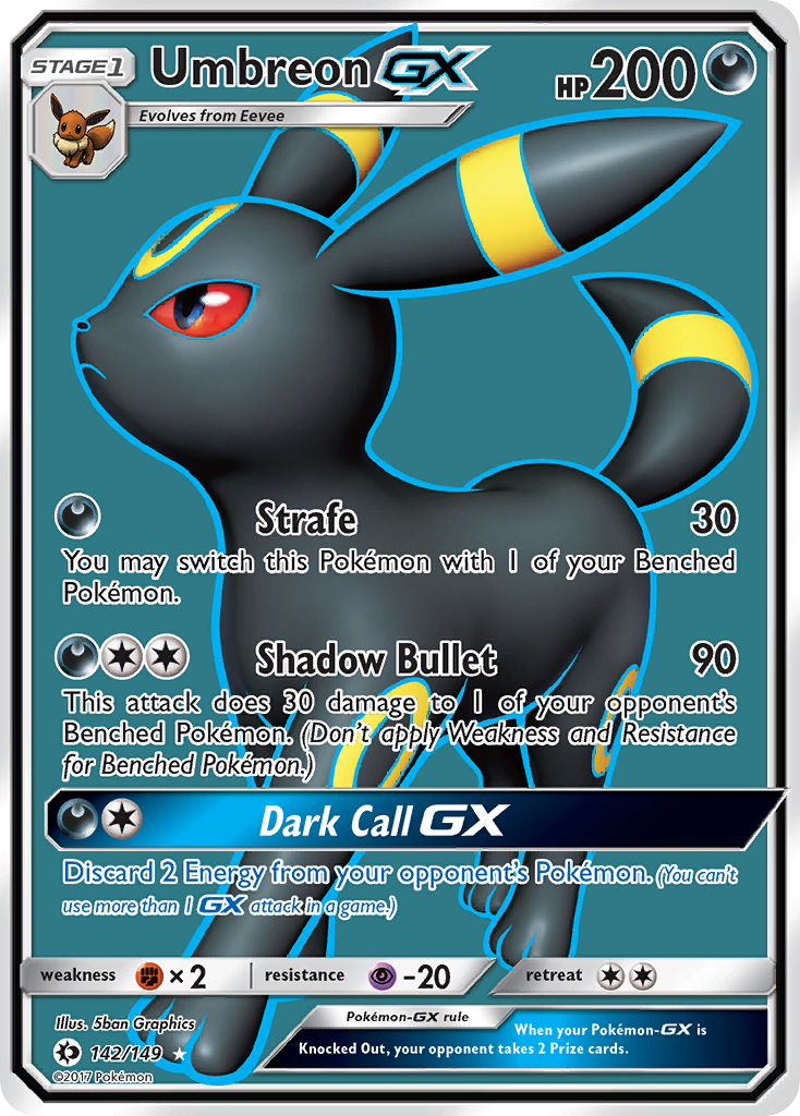 Umbreon GX (142/149) [Sun & Moon: Base Set] | Eastridge Sports Cards & Games