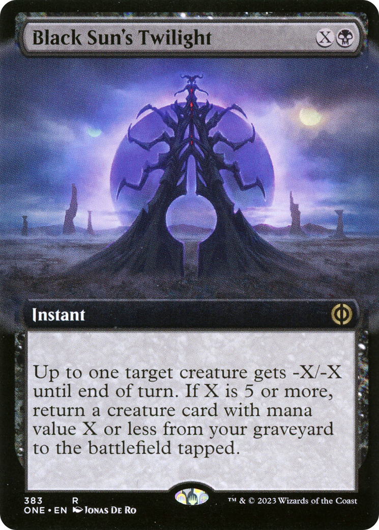 Black Sun's Twilight (Extended Art) [Phyrexia: All Will Be One] | Eastridge Sports Cards & Games