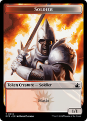 Bird // Soldier Double-Sided Token [Ravnica Remastered Tokens] | Eastridge Sports Cards & Games