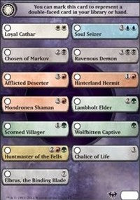 Checklist Card - Dark Ascension [Dark Ascension Tokens]