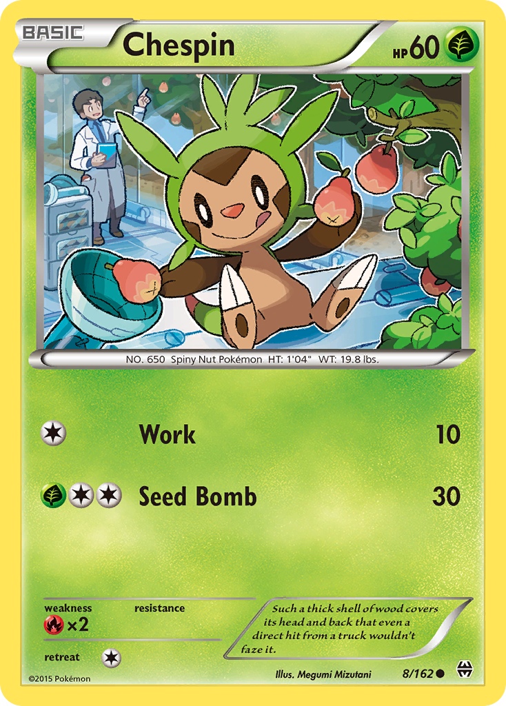 Chespin (8/162) [XY: BREAKthrough] | Eastridge Sports Cards & Games