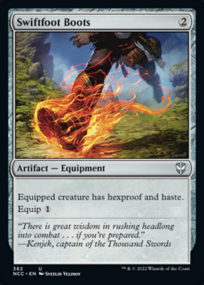 Swiftfoot Boots [Streets of New Capenna Commander] | Eastridge Sports Cards & Games