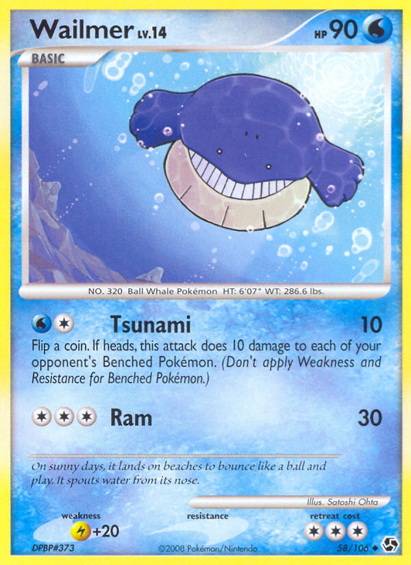 Wailmer (58/106) [Diamond & Pearl: Great Encounters] | Eastridge Sports Cards & Games