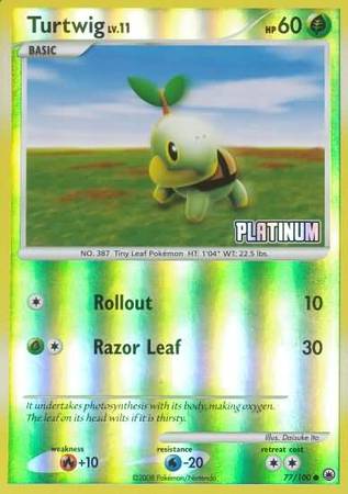 Turtwig (77/100) [Burger King Promos: 2009 Collection] | Eastridge Sports Cards & Games