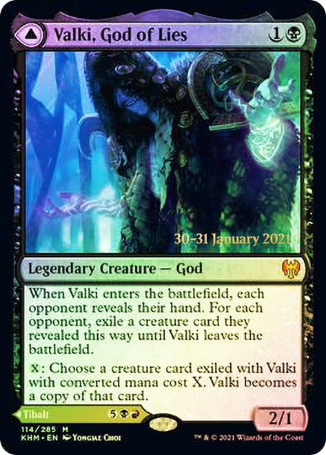 Valki, God of Lies // Tibalt, Cosmic Impostor  [Kaldheim Prerelease Promos] | Eastridge Sports Cards & Games