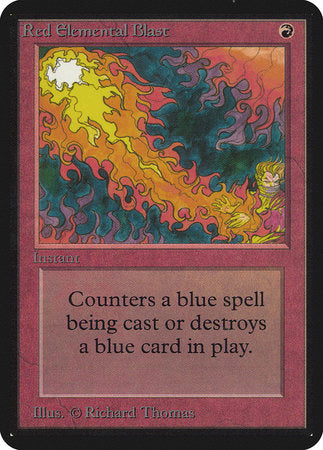 Red Elemental Blast [Limited Edition Alpha] | Eastridge Sports Cards & Games