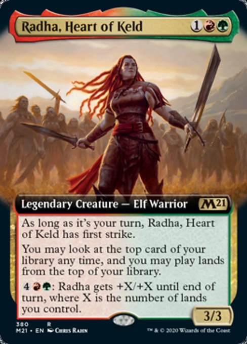 Radha, Heart of Keld (Extended Art) [Core Set 2021] | Eastridge Sports Cards & Games