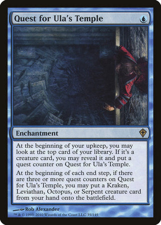 Quest for Ula's Temple [Worldwake] | Eastridge Sports Cards & Games