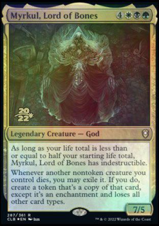 Myrkul, Lord of Bones [Commander Legends: Battle for Baldur's Gate Prerelease Promos] | Eastridge Sports Cards & Games