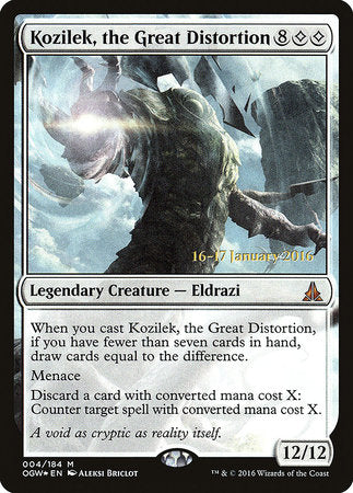 Kozilek, the Great Distortion [Oath of the Gatewatch Promos] | Eastridge Sports Cards & Games
