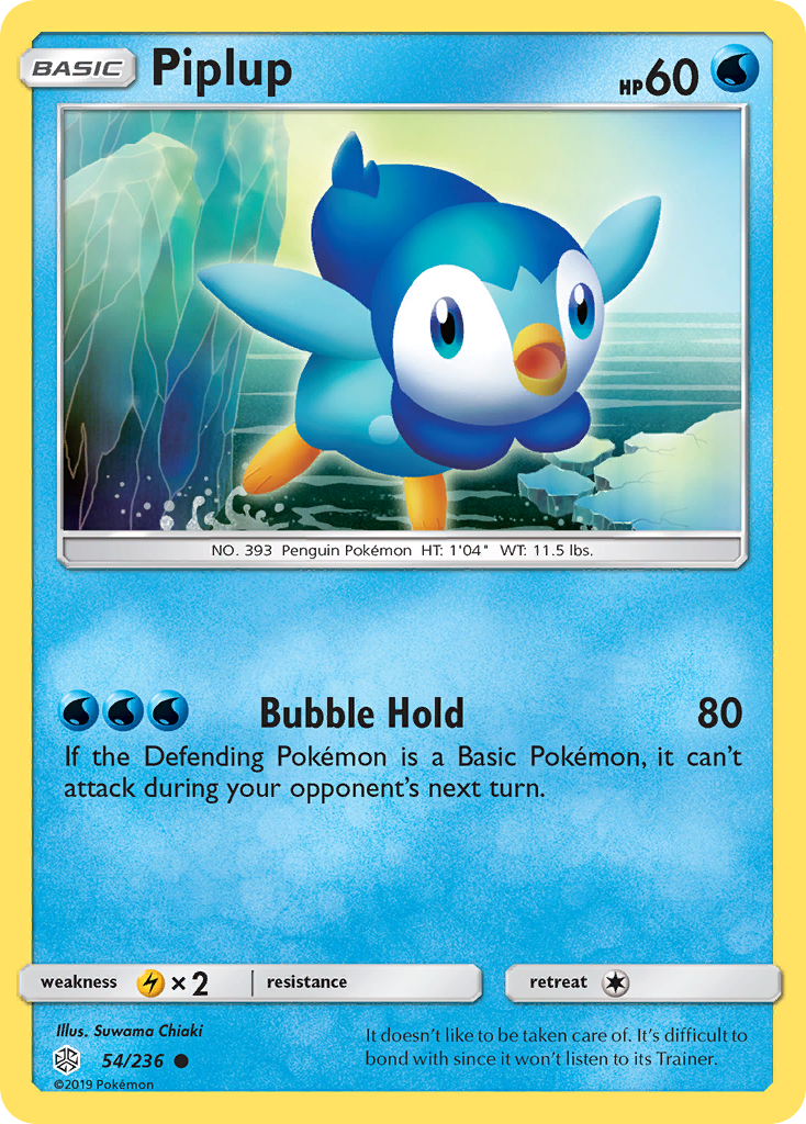 Piplup (54/236) [Sun & Moon: Cosmic Eclipse] | Eastridge Sports Cards & Games