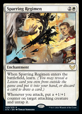 Sparring Regimen [Strixhaven: School of Mages] | Eastridge Sports Cards & Games