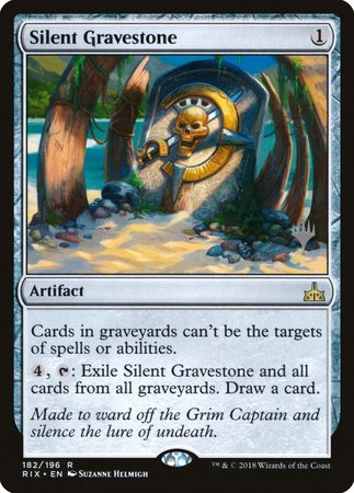 Silent Gravestone [Rivals of Ixalan Promos] | Eastridge Sports Cards & Games