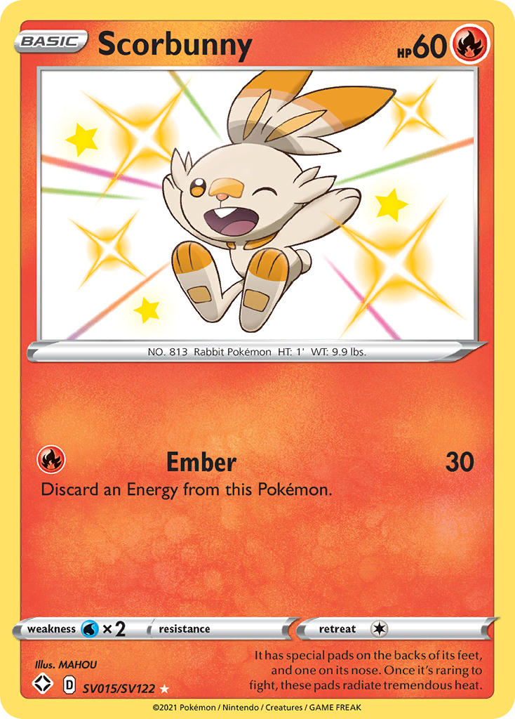 Scorbunny (SV015/SV122) [Sword & Shield: Shining Fates] | Eastridge Sports Cards & Games