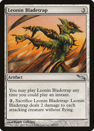 Leonin Bladetrap [Mirrodin] | Eastridge Sports Cards & Games