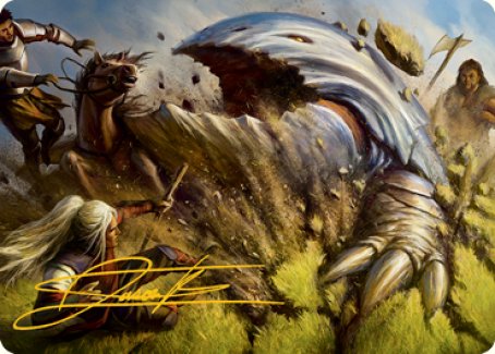 Bulette Art Card (Gold-Stamped Signature) [Dungeons & Dragons: Adventures in the Forgotten Realms Art Series] | Eastridge Sports Cards & Games