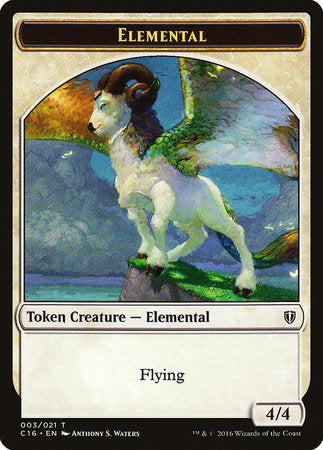 Elemental // Soldier Double-sided Token [Commander 2016 Tokens] | Eastridge Sports Cards & Games