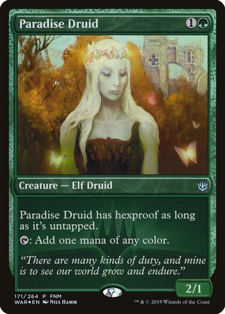 Paradise Druid [War of the Spark Promos] | Eastridge Sports Cards & Games