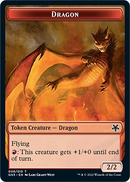 Dragon // Elf Warrior Double-Sided Token [Game Night: Free-for-All Tokens] | Eastridge Sports Cards & Games