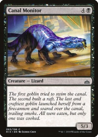 Canal Monitor [Rivals of Ixalan] | Eastridge Sports Cards & Games