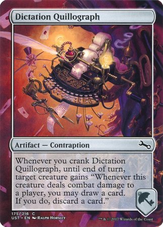 Dictation Quillograph [Unstable] | Eastridge Sports Cards & Games