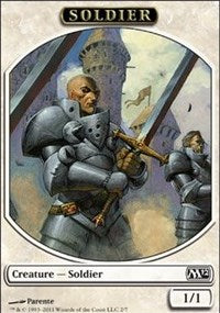 Soldier Token [Magic 2012 Tokens] | Eastridge Sports Cards & Games