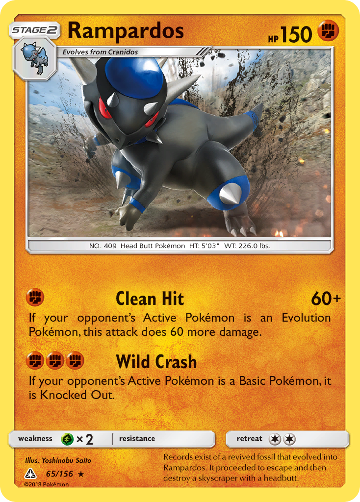 Rampardos (65/156) [Sun & Moon: Ultra Prism] | Eastridge Sports Cards & Games