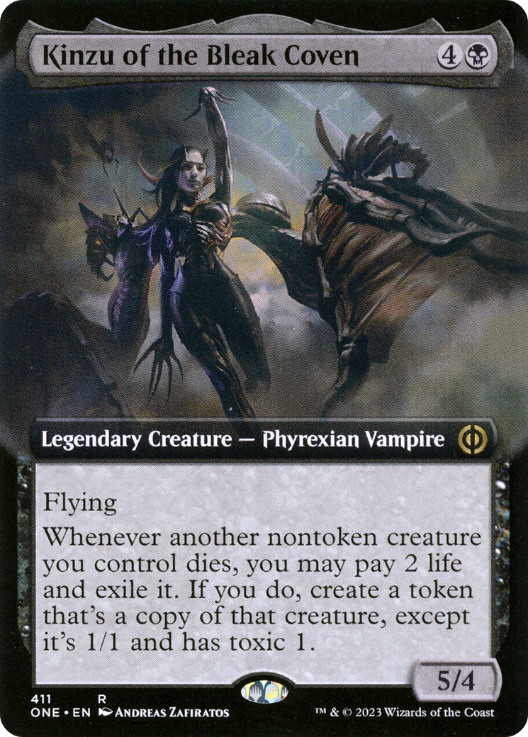 Kinzu of the Bleak Coven (Extended Art) [Phyrexia: All Will Be One] | Eastridge Sports Cards & Games