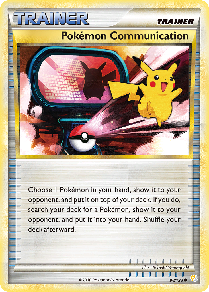 Pokemon Communication (98/123) [HeartGold & SoulSilver: Base Set] | Eastridge Sports Cards & Games