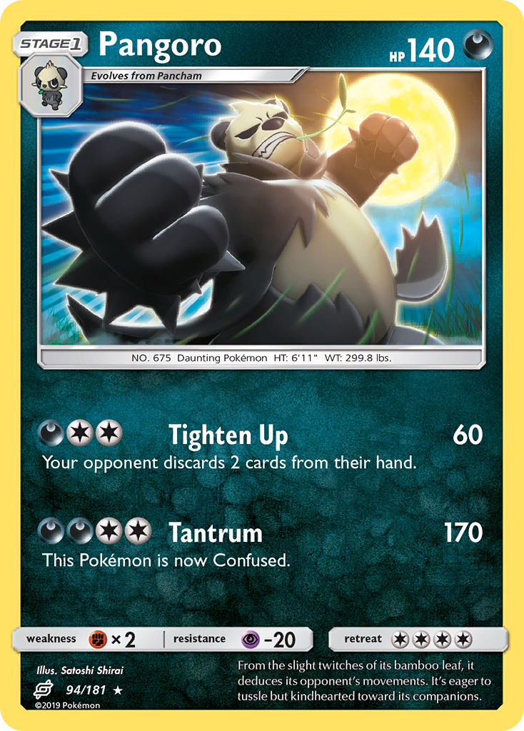 Pangoro (94/181) [Sun & Moon: Team Up] | Eastridge Sports Cards & Games