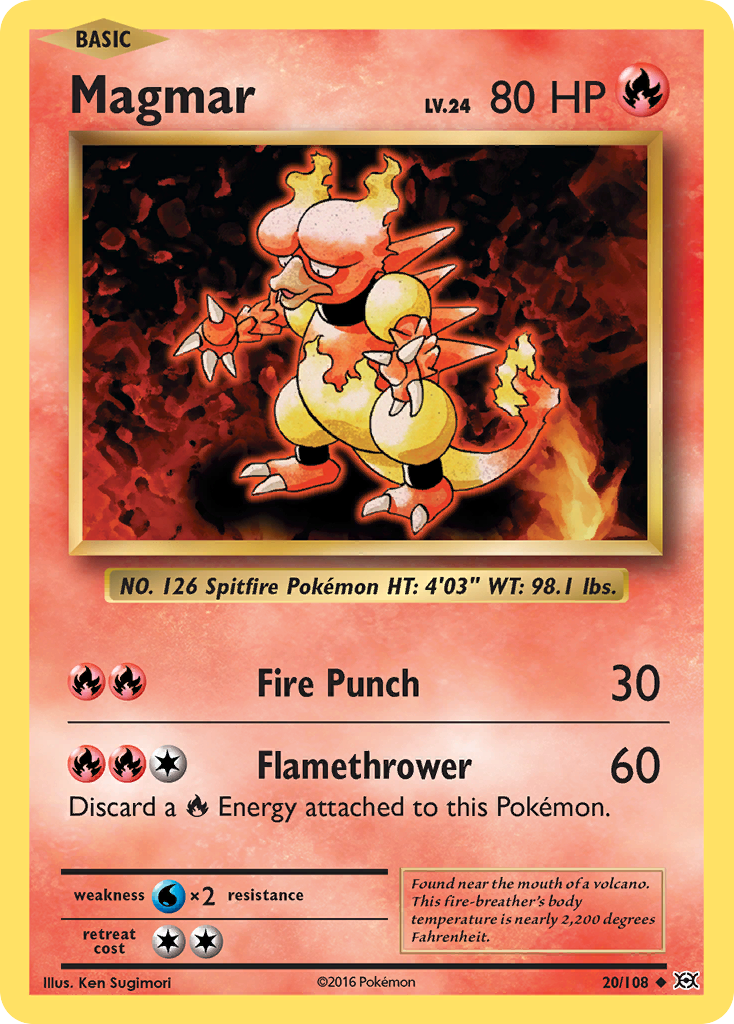 Magmar (20/108) [XY: Evolutions] | Eastridge Sports Cards & Games