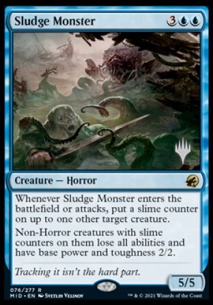 Sludge Monster (Promo Pack) [Innistrad: Midnight Hunt Promos] | Eastridge Sports Cards & Games