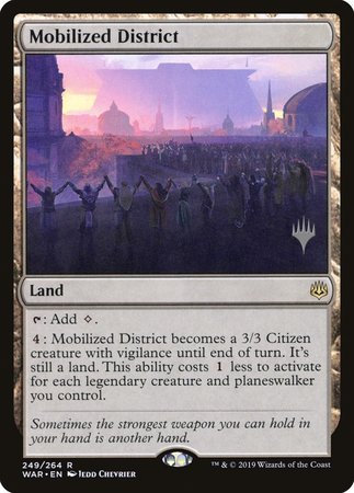 Mobilized District [War of the Spark Promos] | Eastridge Sports Cards & Games