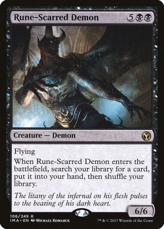 Rune-Scarred Demon [Iconic Masters] | Eastridge Sports Cards & Games