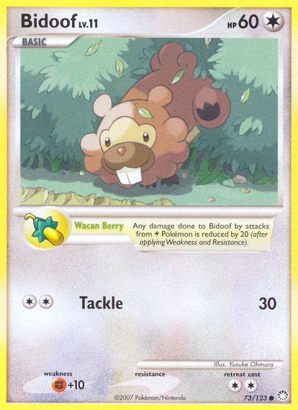 Bidoof (73/123) [Diamond & Pearl: Mysterious Treasures] | Eastridge Sports Cards & Games