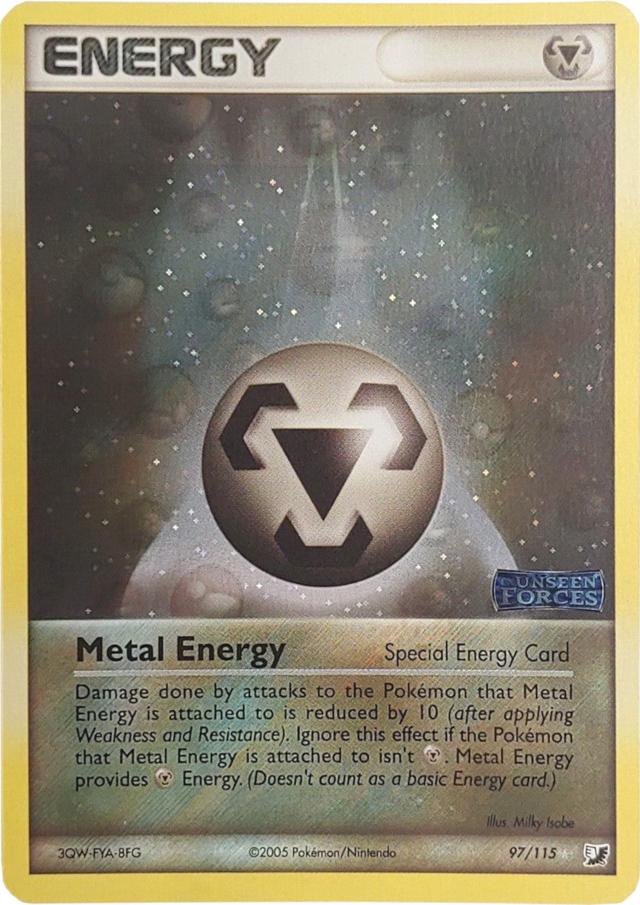 Metal Energy (97/115) (Stamped) [EX: Unseen Forces] | Eastridge Sports Cards & Games