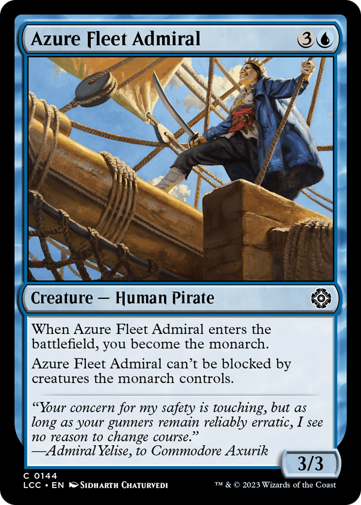 Azure Fleet Admiral [The Lost Caverns of Ixalan Commander] | Eastridge Sports Cards & Games