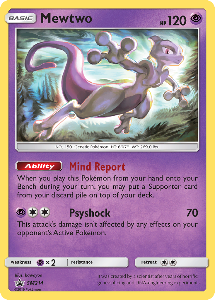 Mewtwo (SM214) [Sun & Moon: Black Star Promos] | Eastridge Sports Cards & Games