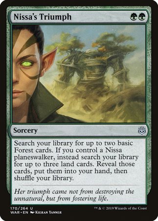 Nissa's Triumph [War of the Spark] | Eastridge Sports Cards & Games
