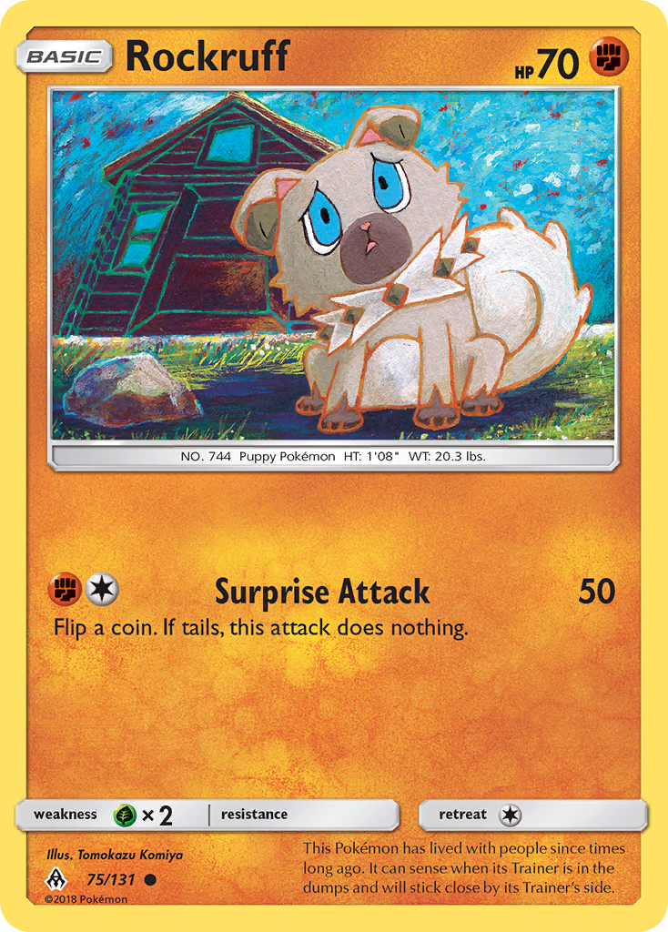 Rockruff (75/131) [Sun & Moon: Forbidden Light] | Eastridge Sports Cards & Games