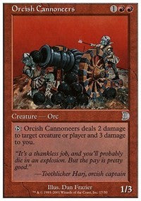 Orcish Cannoneers [Deckmasters]