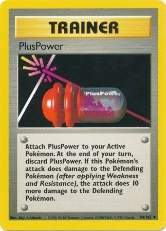 PlusPower (84/102) [Base Set Unlimited] | Eastridge Sports Cards & Games