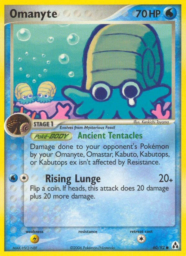 Omanyte (60/92) [EX: Legend Maker] | Eastridge Sports Cards & Games