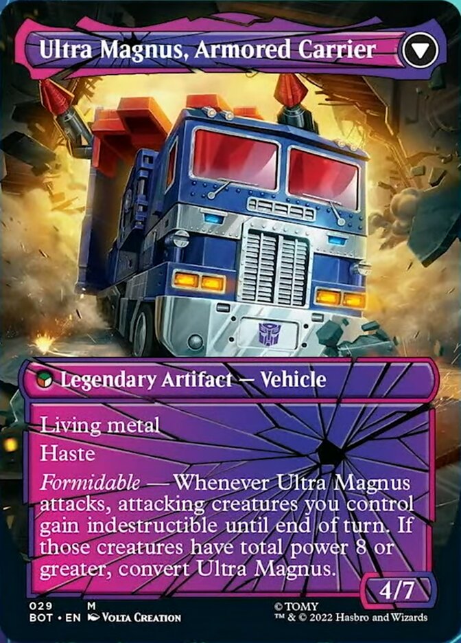 Ultra Magnus, Tactician // Ultra Magnus, Armored Carrier (Shattered Glass) [Universes Beyond: Transformers] | Eastridge Sports Cards & Games